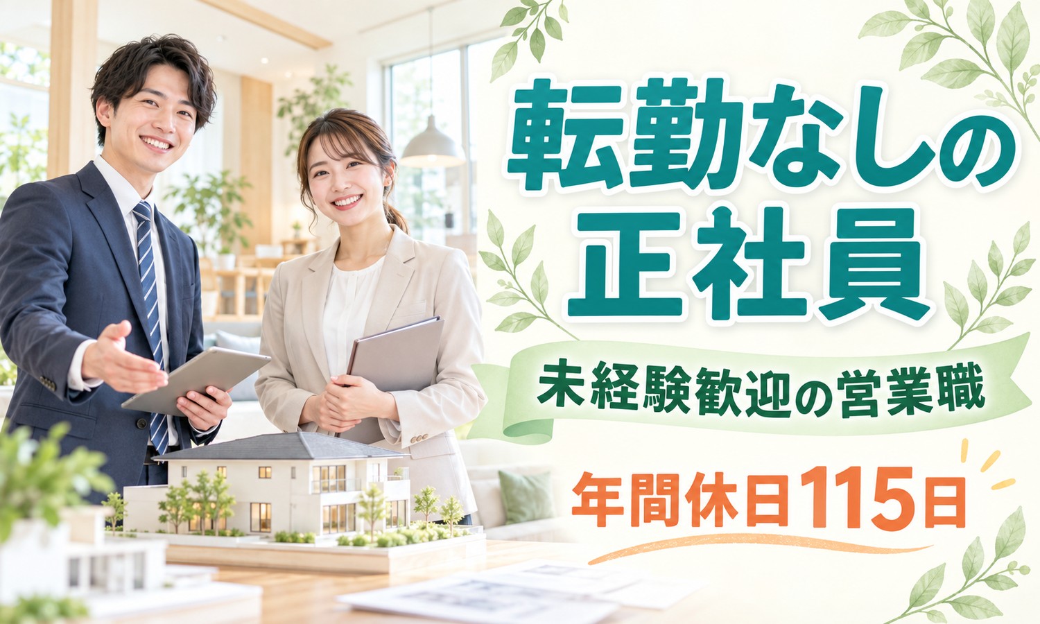 【月給23万円以上／未経験OK】住宅の土地提案・プラン営業／周南市