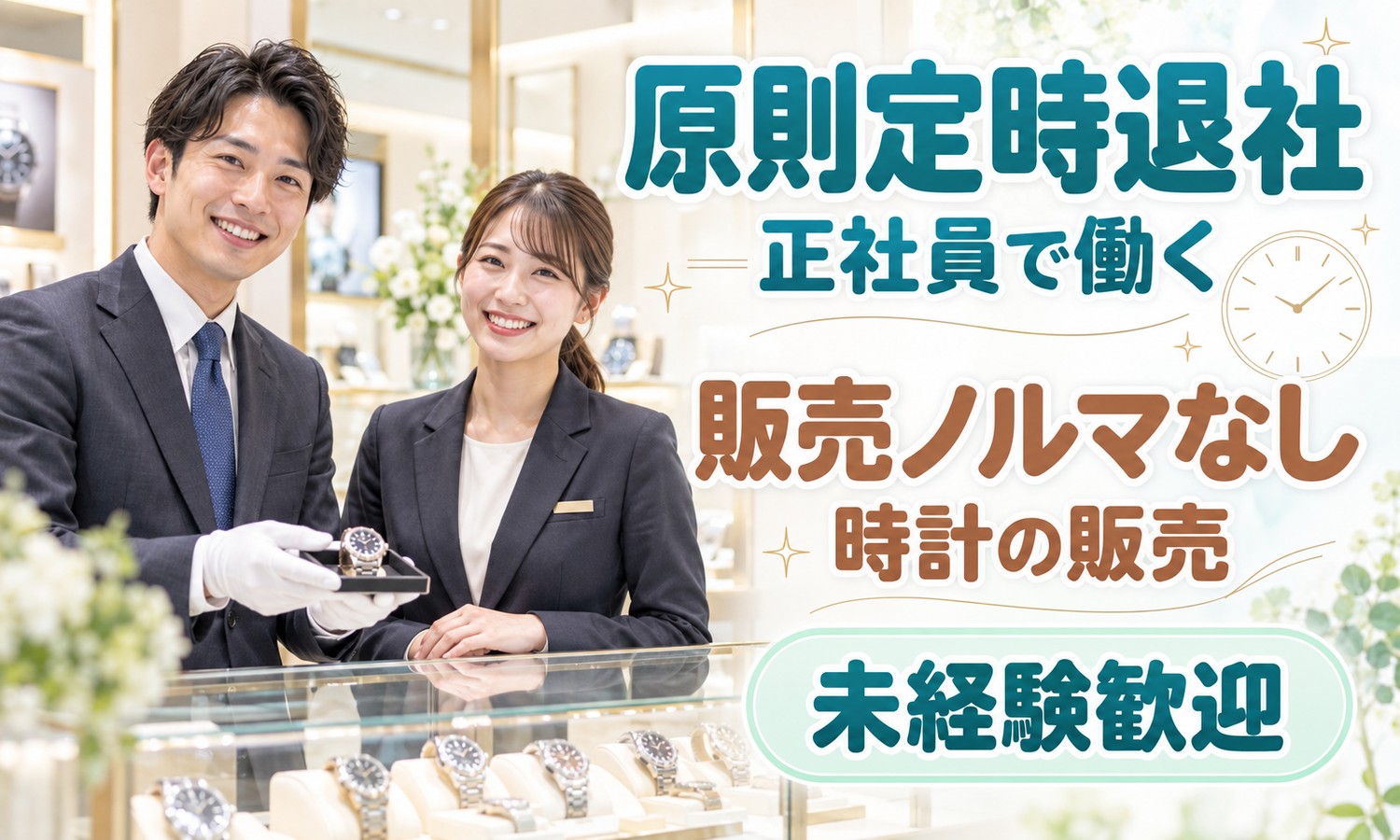 【月給25万円以上／未経験OK】販売スタッフ／広島市中区