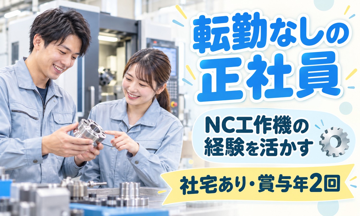 【転勤なし】組み立て・組付け・マシンオペレーター・塗装／福山市
