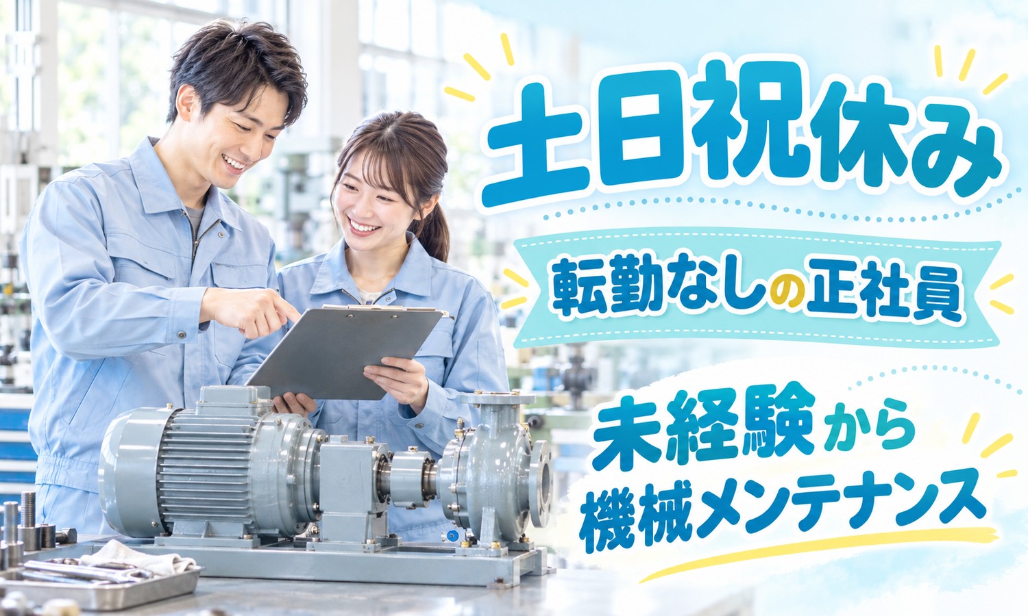【土日祝休み／未経験OK／年間休日123日】施工管理・設備保守管理・環境保全／廿日市市