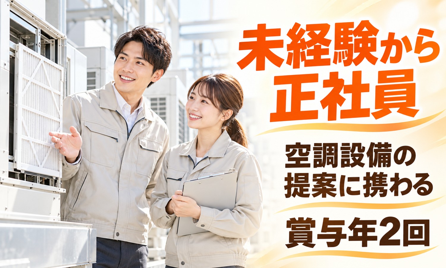 【未経験OK】空調設備の技術営業／広島市中区